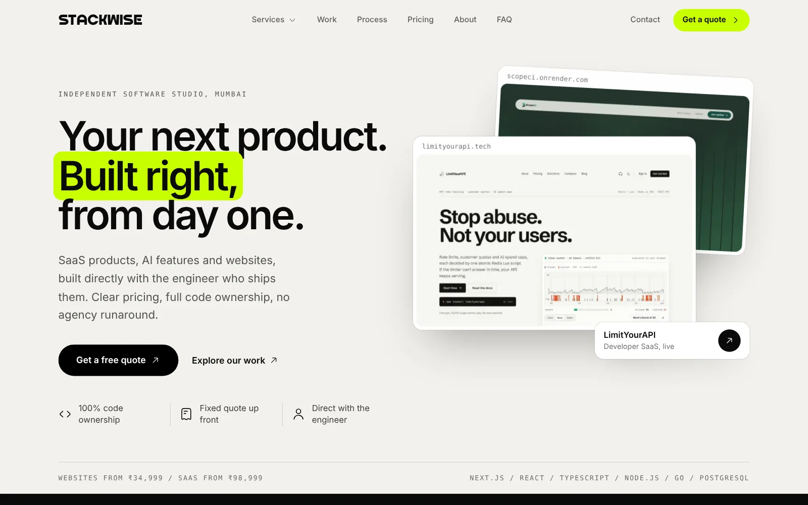 StackWise: The website you're looking at.